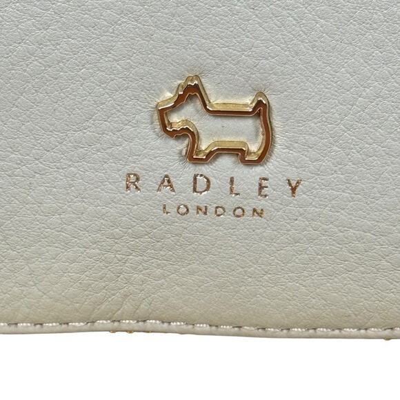 Radley London Light Green Crossbody Leather Bag Purse Shoulder Messenger - Picture 4 of 16